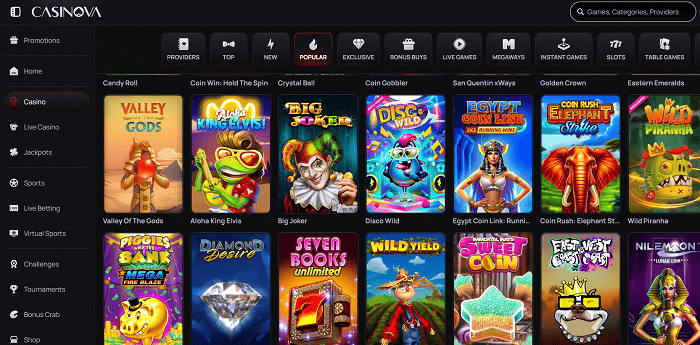 Casinova Casino Jackpot Slots 