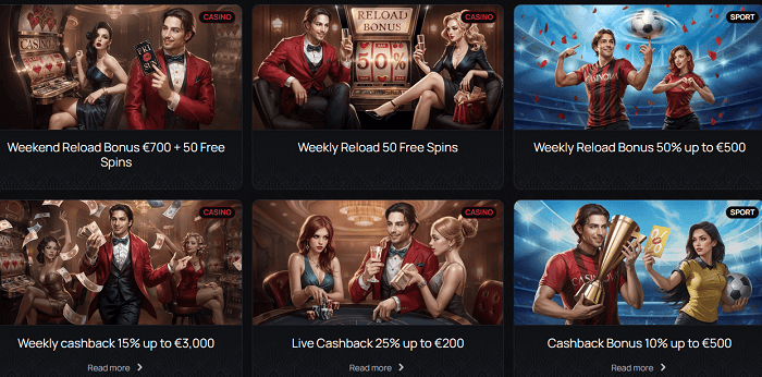 Casinova Casino Bonuses 