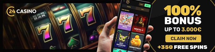 24Casino Free Spins Welcome Bonus 