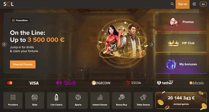 Sol Casino Promotions 