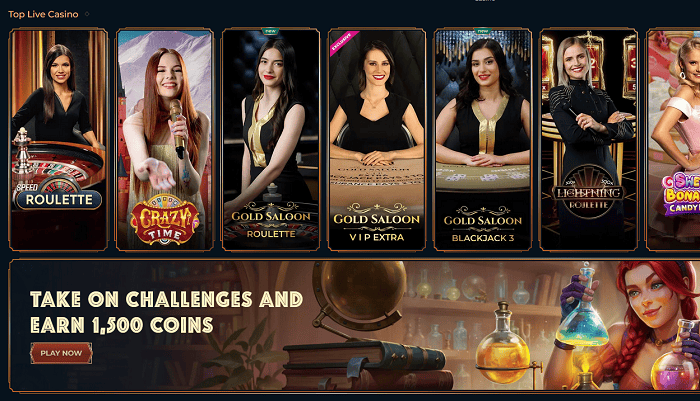 MonsterWin Live Casino Cashback 