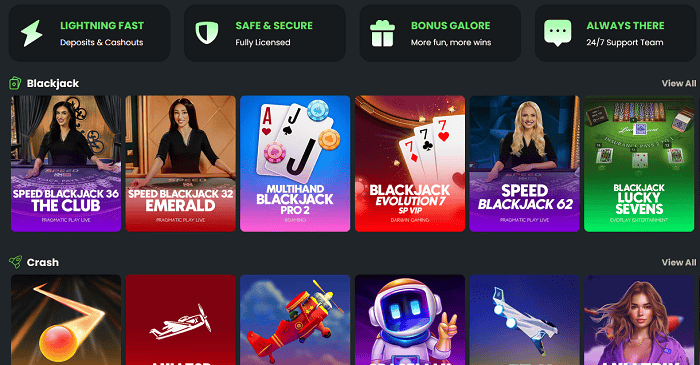 Winningz Casino Games, Live Dealer, Sportsbook 